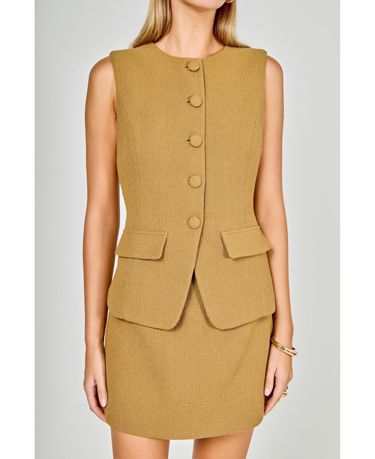 endless rose Women's Vest Skort Romper