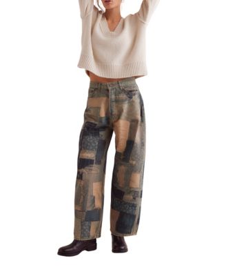 Free People - Women's Illusion Patchwork Jeans
