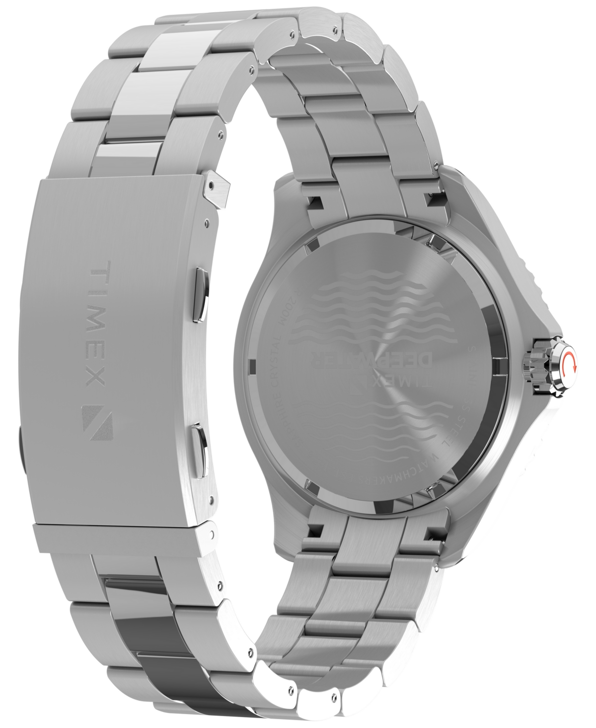 Timex Men's Quartz Analog Silver-Tone Stainless Steel Watch