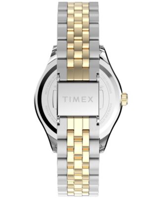 Women's Quartz Analog Two-Tone Stainless Steel Watch, 34mm