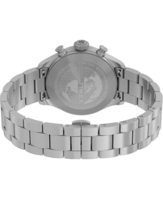 Men's Chronograph Silver-Tone Stainless Steel Watch, 41mm