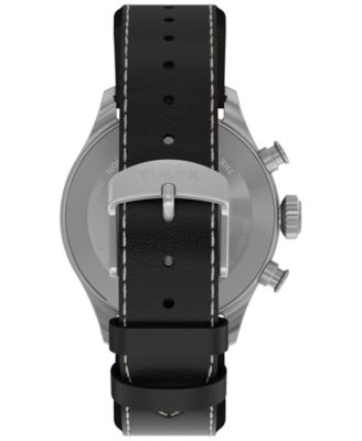 Men's Chronograph Brown Leather Watch, 41mm