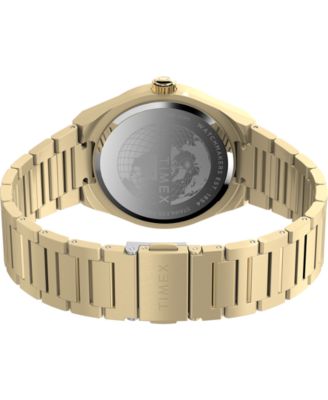 Men's Quartz Analog Gold-Tone Stainless Steel Watch, 39mm