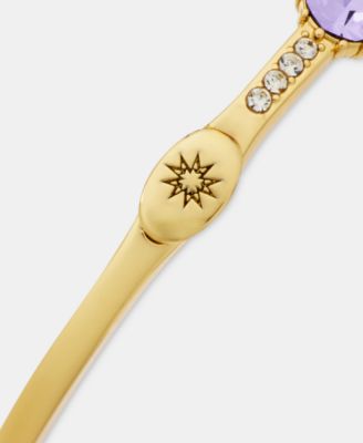 Multi-Stone Floral Bangle Bracelet