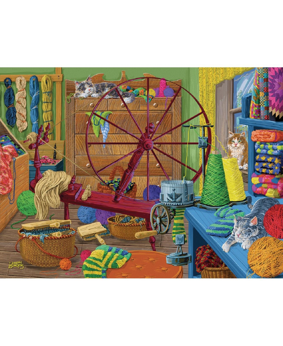 SunsOut The Spinners 300 piece Jigsaw Puzzle for Adults