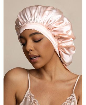 Women's Mulberry Silk Bonnet with Long Ribbons