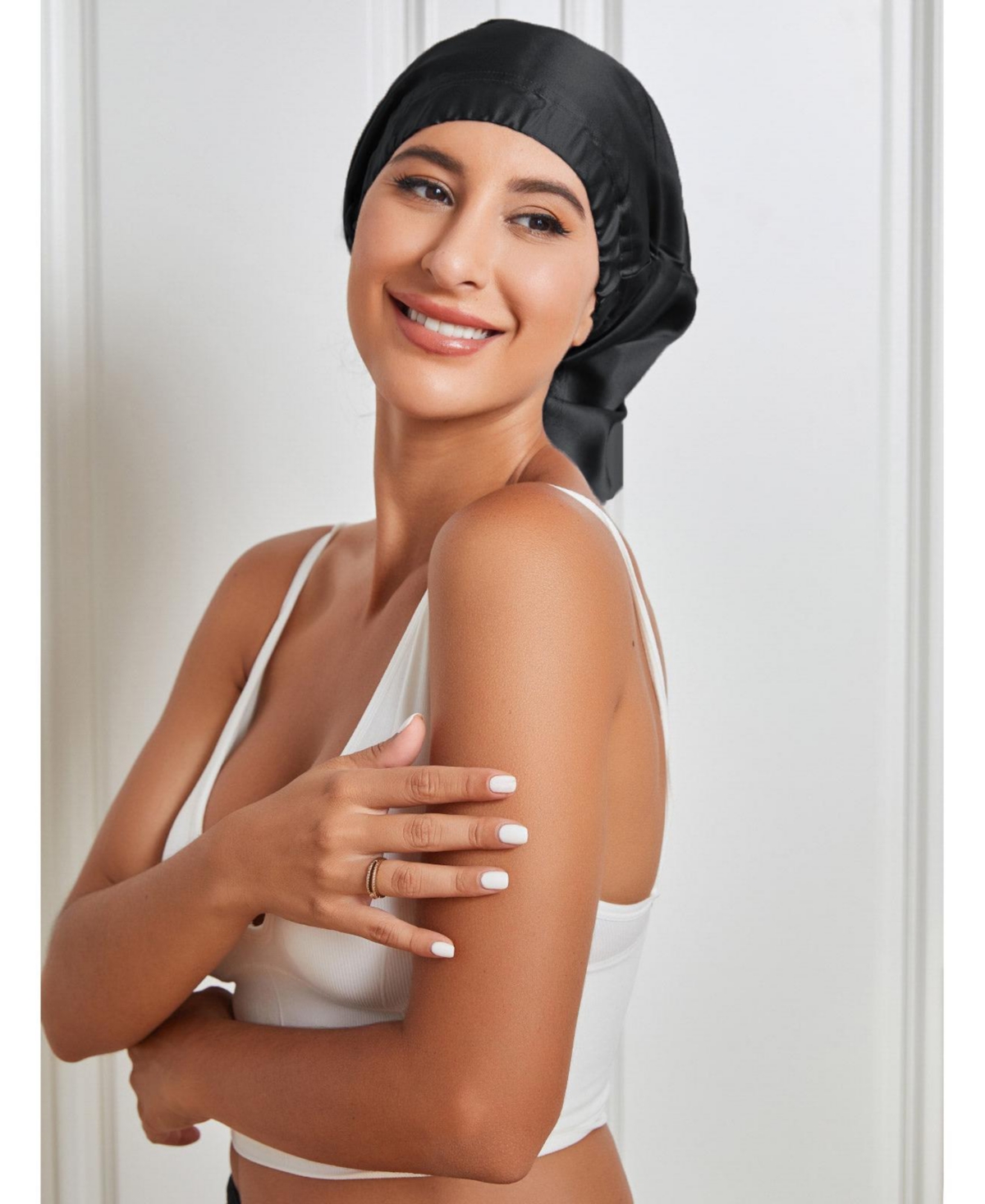 SilkSilky Pure Silk Elasticated Bonnet
