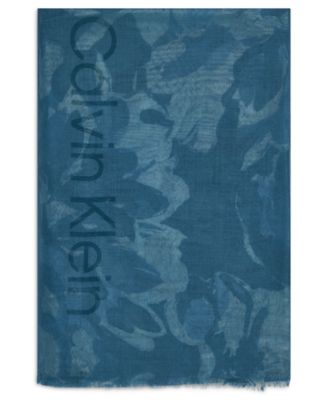 Washed Floral Oversized Wrap