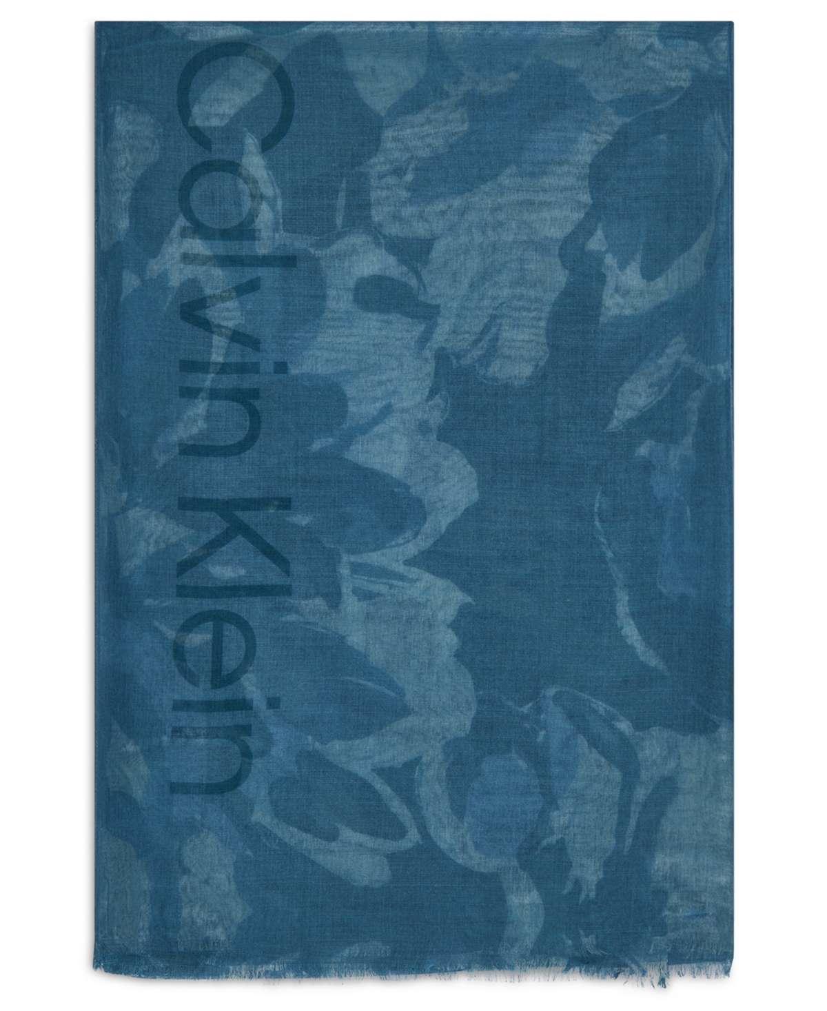 Calvin Klein Washed Floral Oversized Wrap