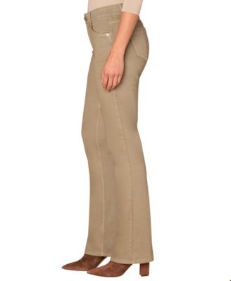 Petite "Ab" Solution Mid Rise Bootcut Pants