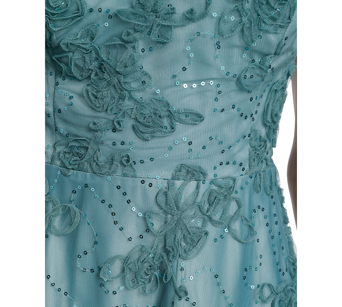 Eliza J Women's Sleeveless V-Neck Fit and Flare Midi Dress