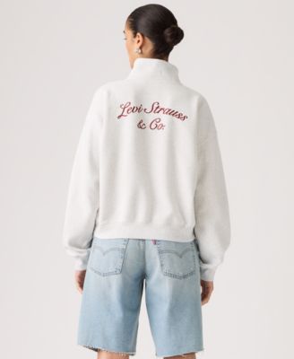 Women's Graphic Boxy 1/4-Zip Sweatshirt