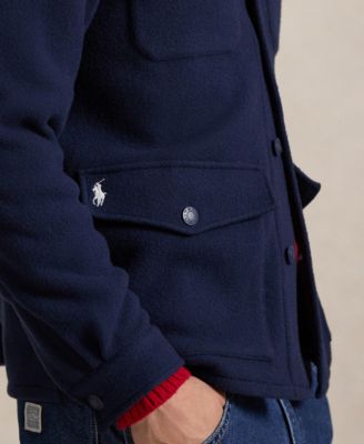 Men's Team USA Wool-Blend Shirt Jacket