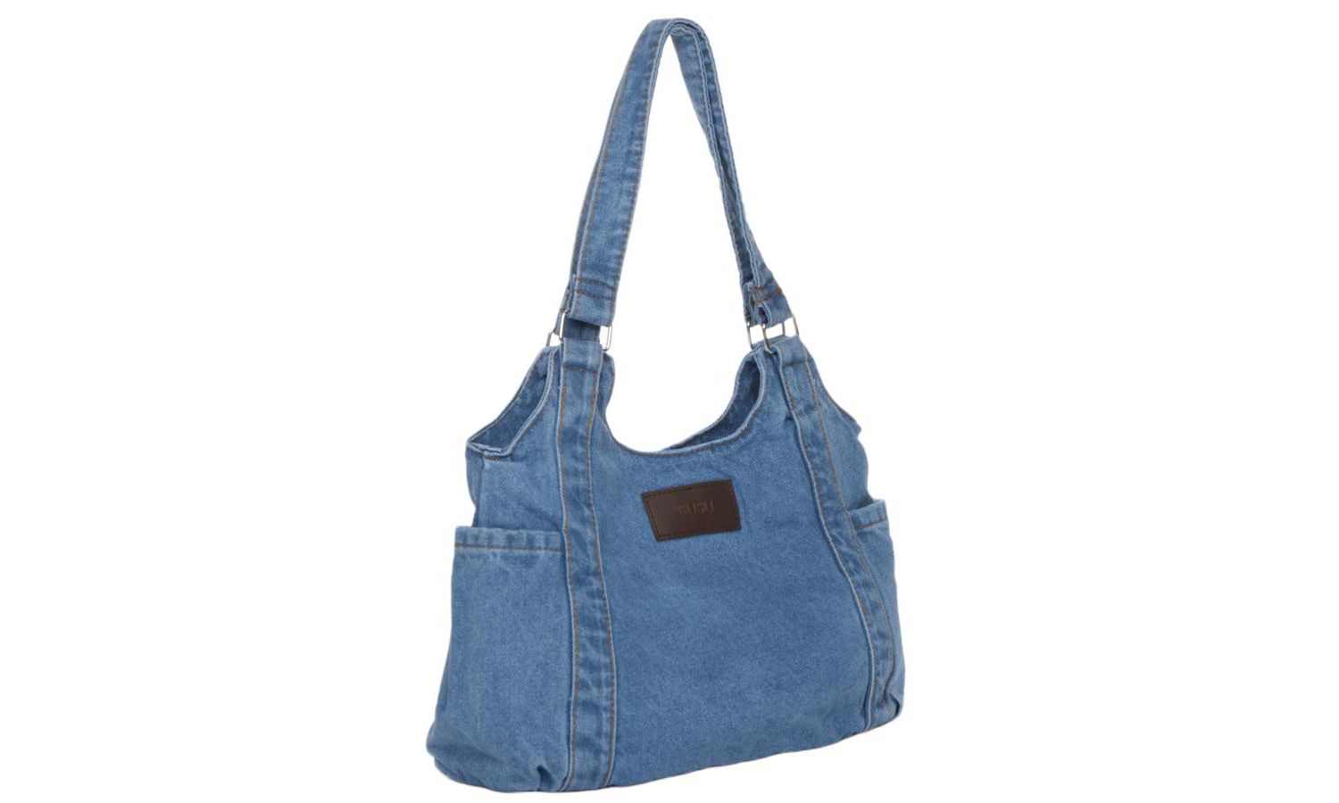 Women's Denim Shoulder Tote Bag Hobo Bag Casual Everyday Purse