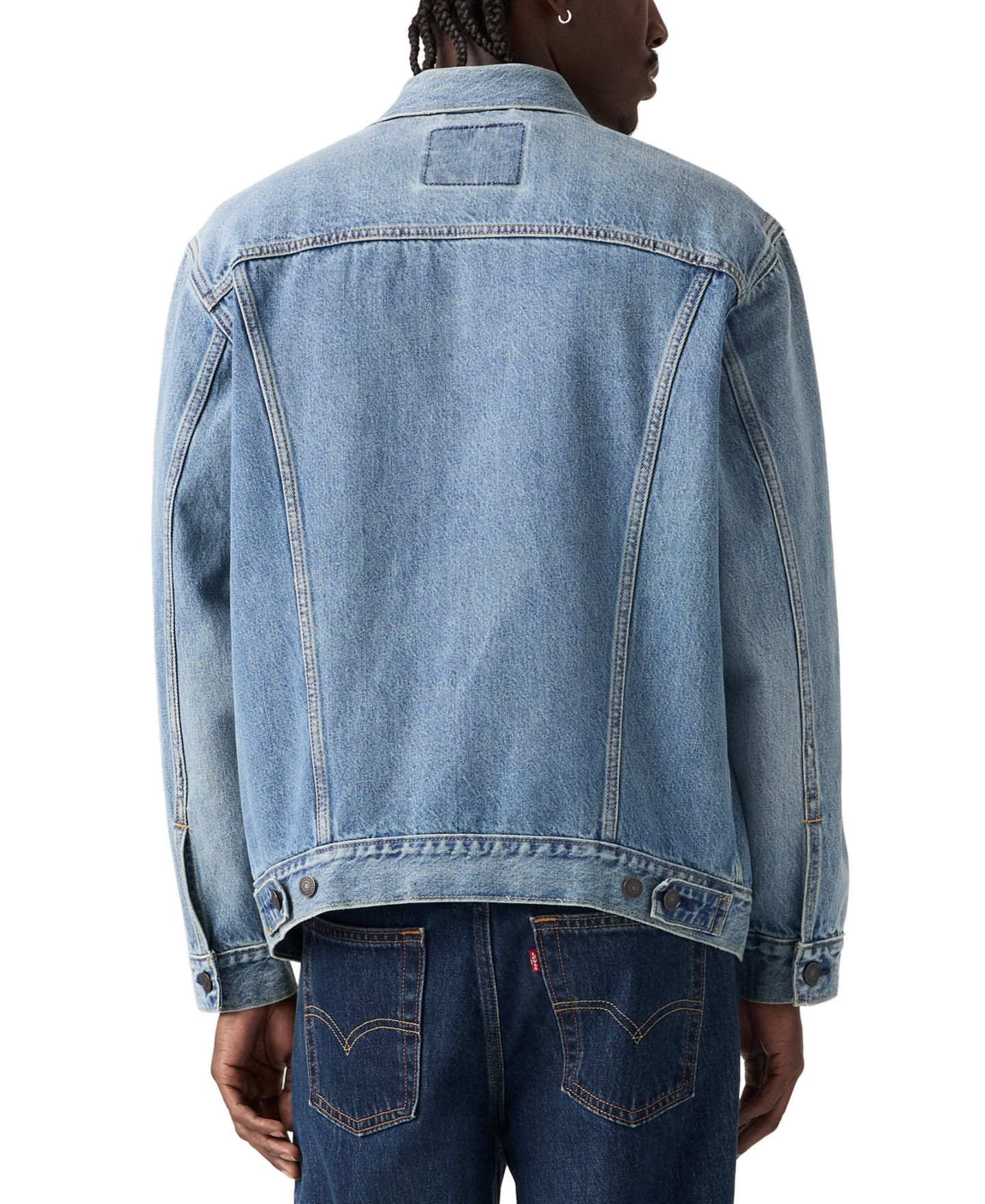 Мужская куртка Levi's Relaxed-Fit Trucker, цвет: Afternoon Streets — фото 4