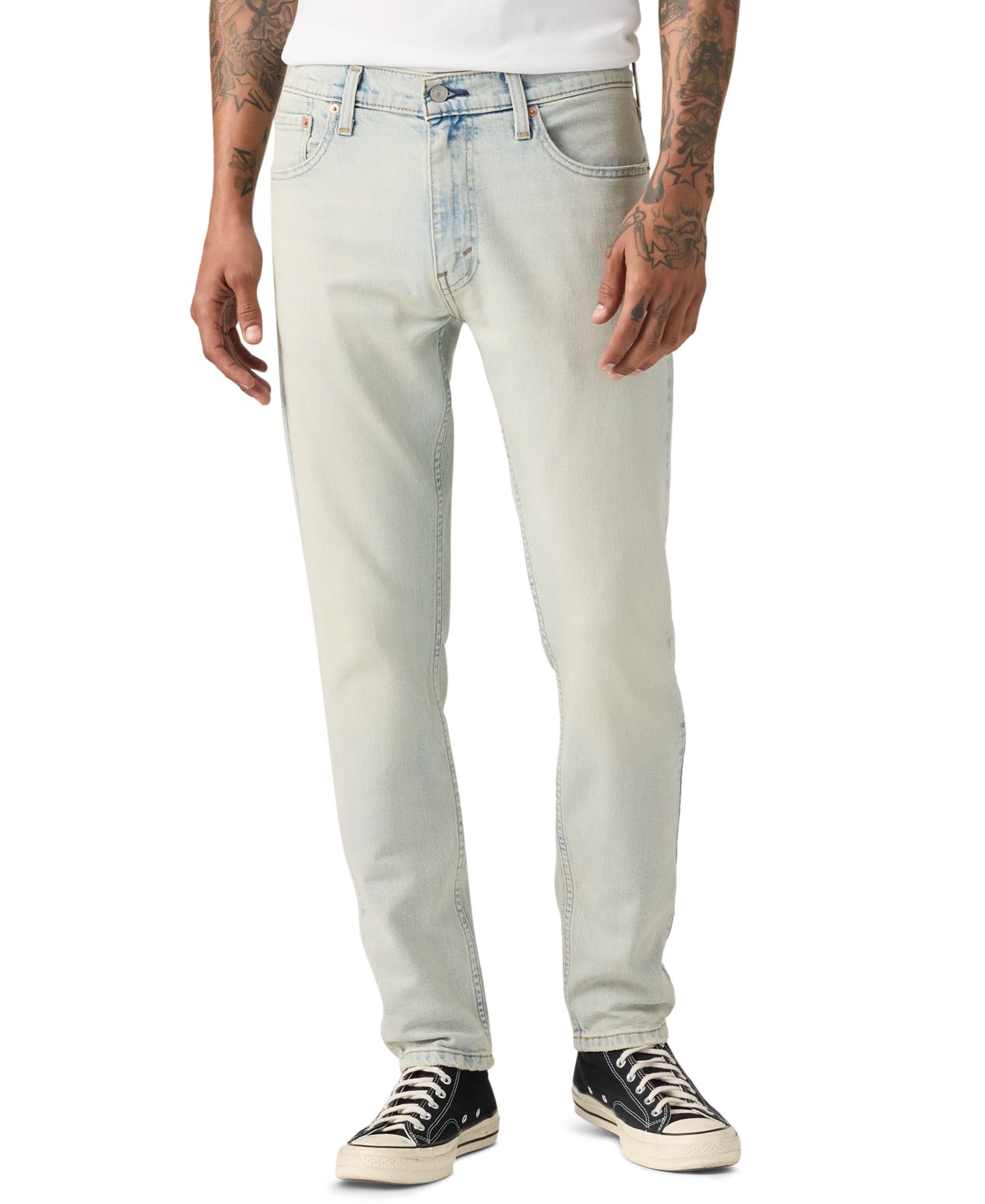 Мужские джинсы Levi's 512 Slim Taper-Fit, цвет: Молочно-белый — фото 4