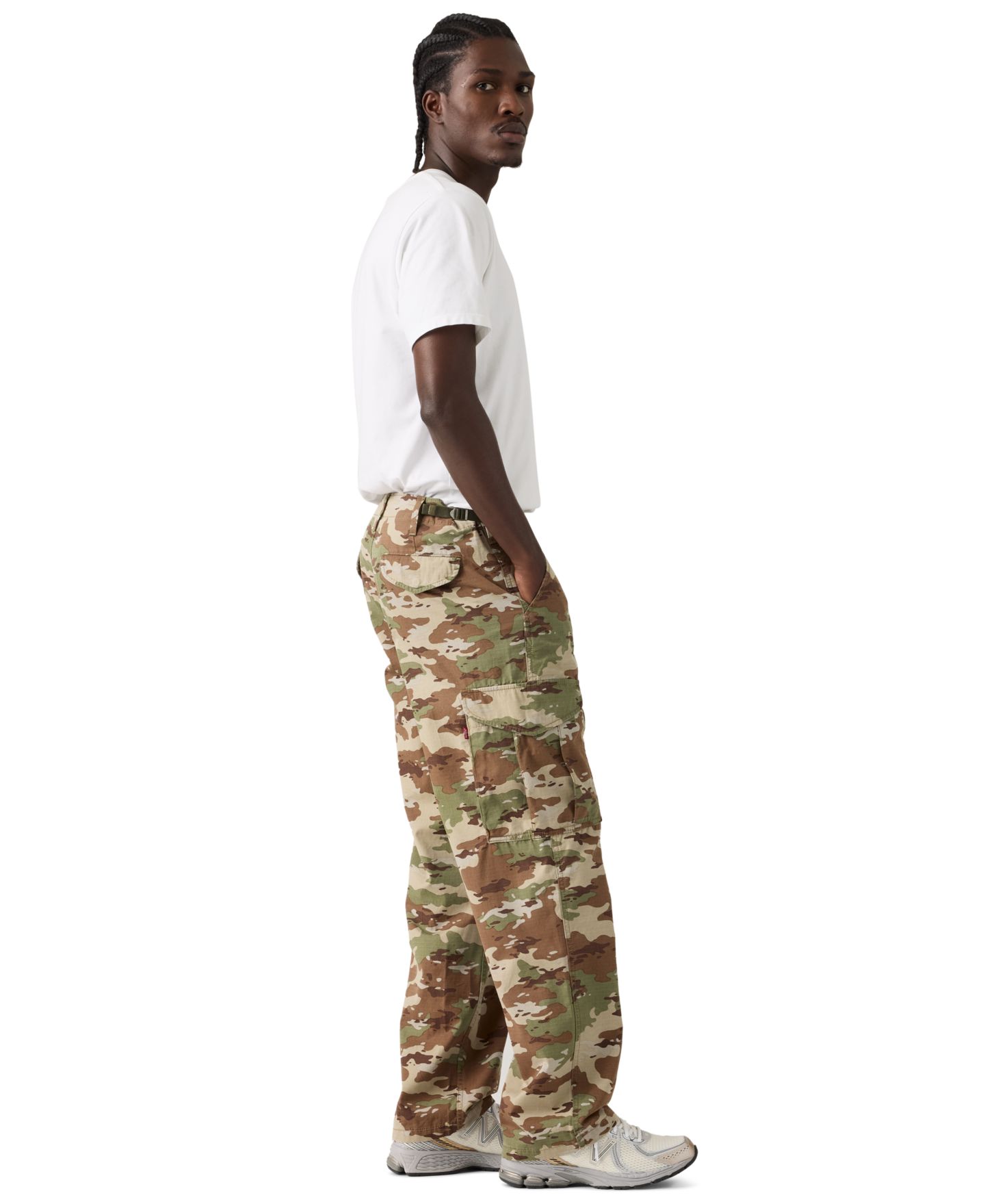 Мужские брюки Levi's XX Baggy Cargo, цвет: Camologue — фото 4
