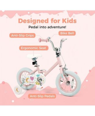 Inch Kids Bike with Adjustable Training Wheels