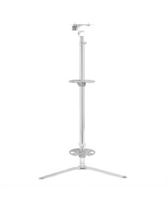 24'' Lazy Susan Pie-Cut Polymer 2-Shelf, Almond, 6942-24-15-52