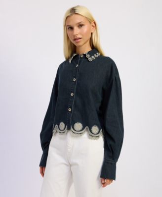 Women's Natalia Button Front Top