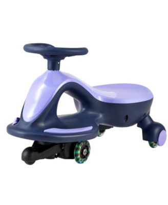 Electric Wiggle Car Ride-On with LED Wheels and Music