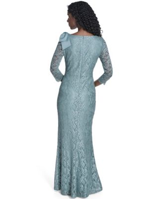 Petite Side Tuck Sheath Gown