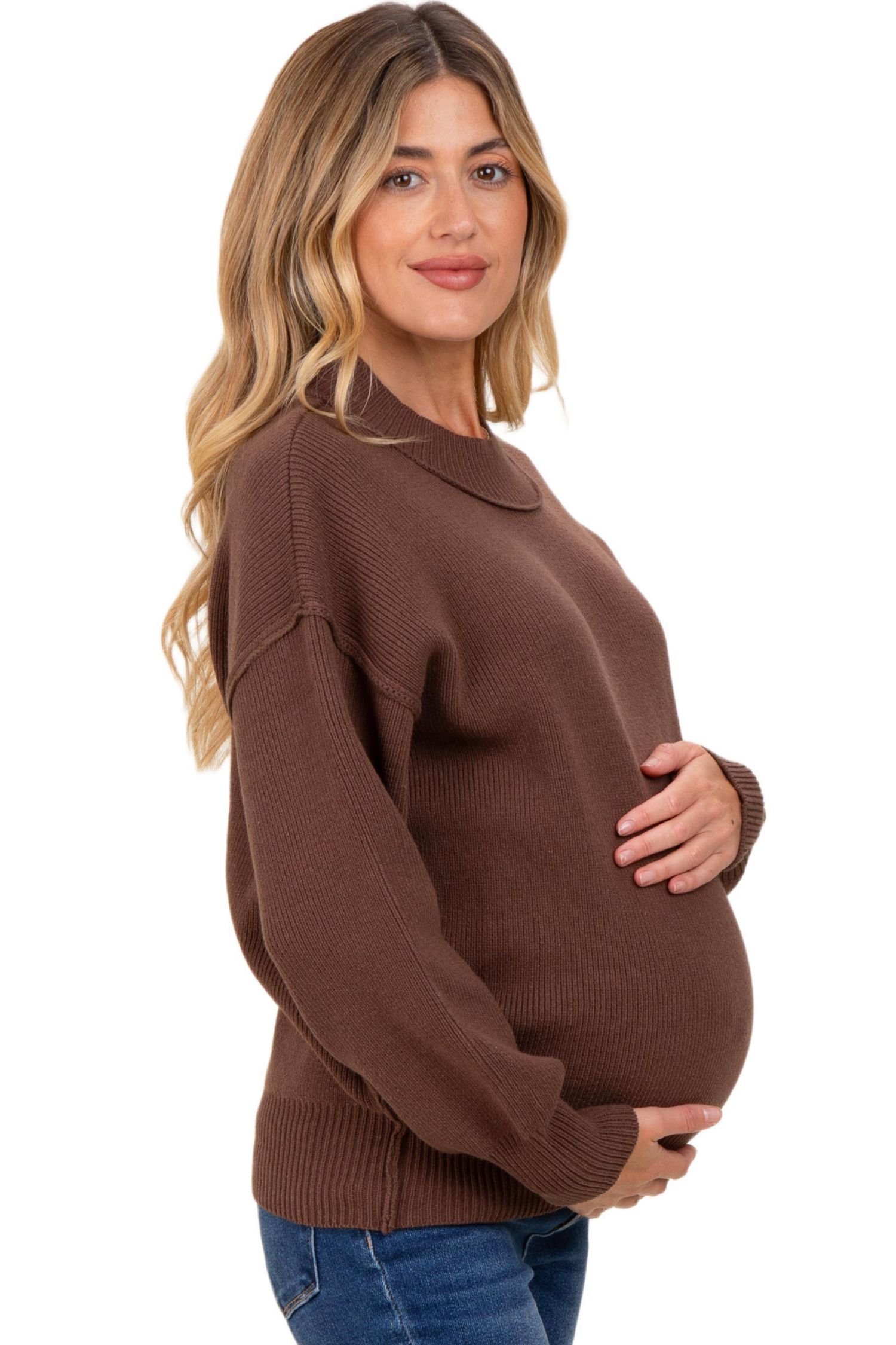 Women's Wide Neck Drop Shoulder Sweater