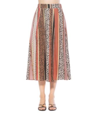 Women's Oren Long Pleated Midi Skirt