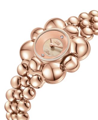 Women's Atmosphere Swiss Quartz 18k Rose Gold-Plated Stainless Steel Watch, 30mm