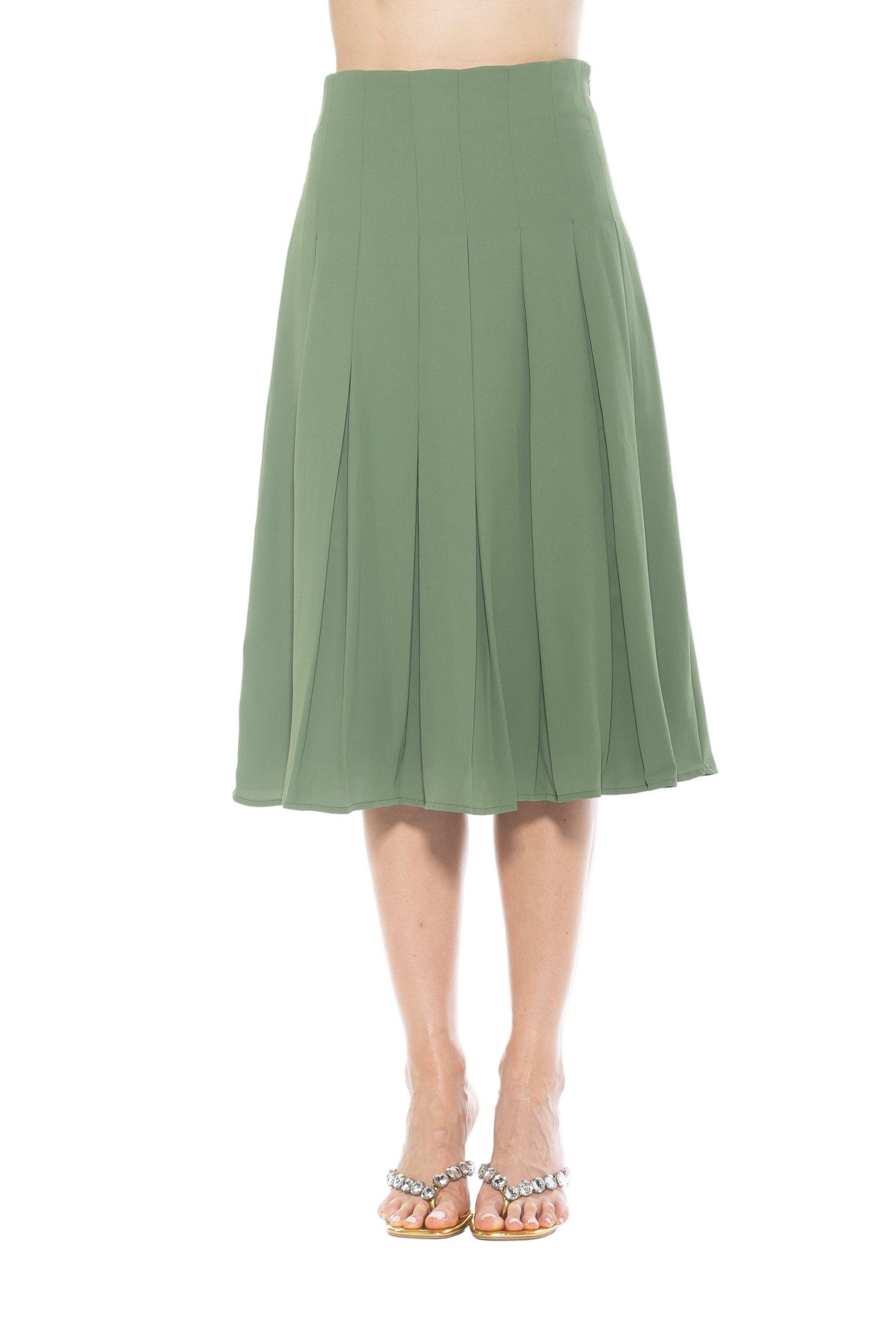 Women's Shilo Midi Length Pleated Skirt