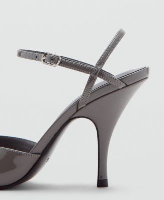 Women's Patent Leather Effect Heel Shoes