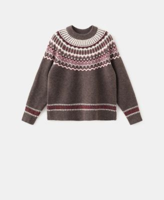 Women's Round Neck Jacquard Pajama