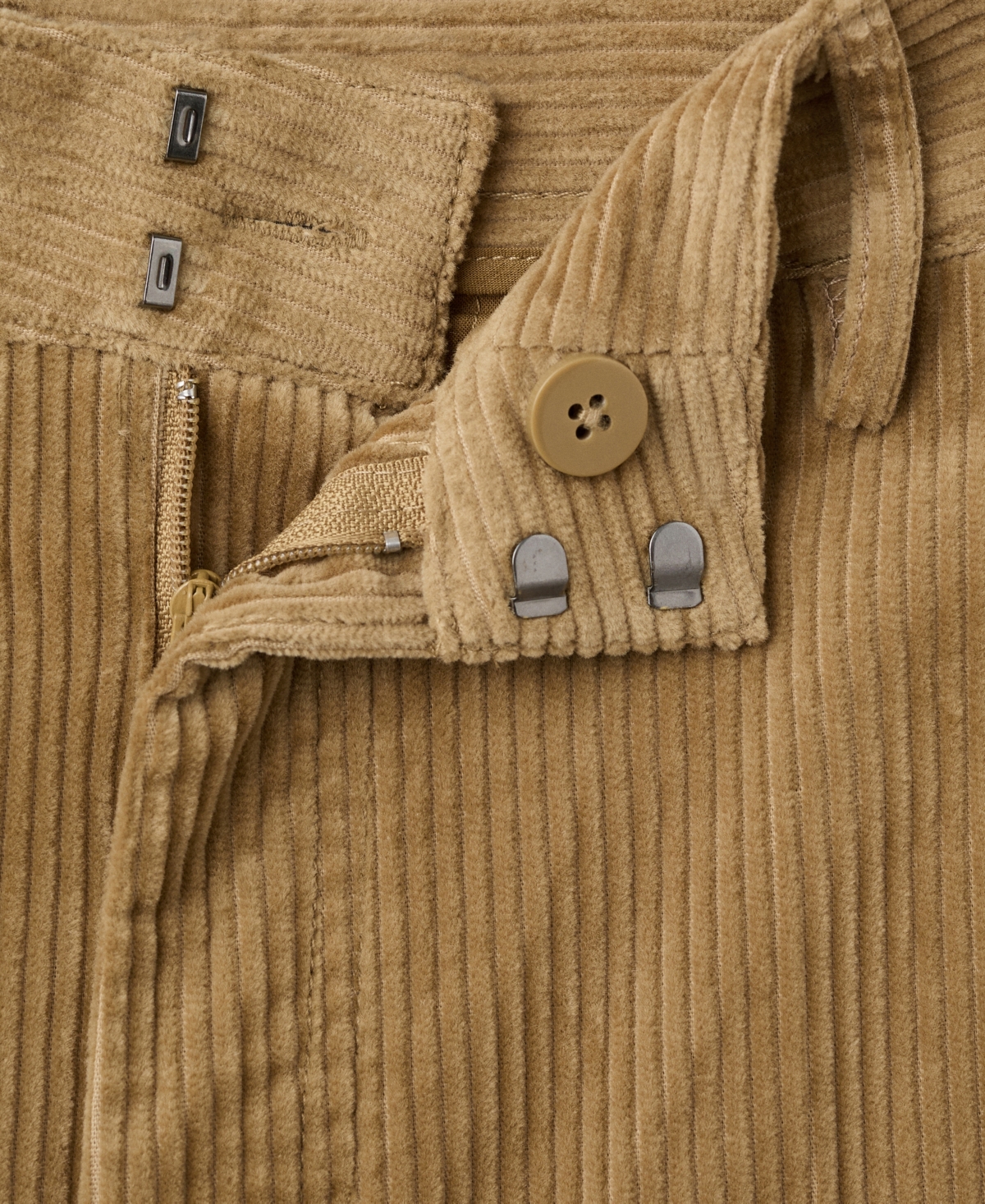 Mango Women's Wide-Leg Corduroy Pants