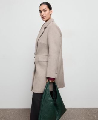 Women's Double-Breasted Wool Coat