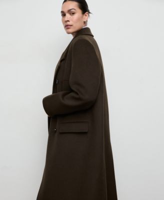 Women's Double-Breasted Wool Coat