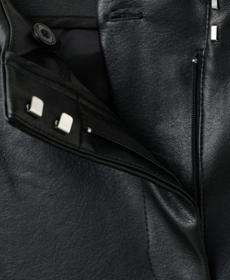 Women's Studded Faux-Leather Pants