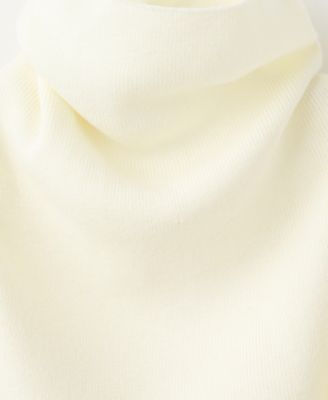 Women's Ruched Turtleneck Sweater