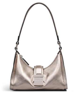 Sloane Mews Metallic Small Ziptop Shoulder Bag