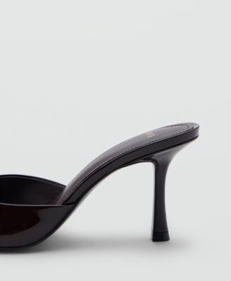 Women's Patent Leather High-Heeled Sandals