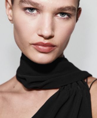 Women's Asymmetrical Scarf Dress