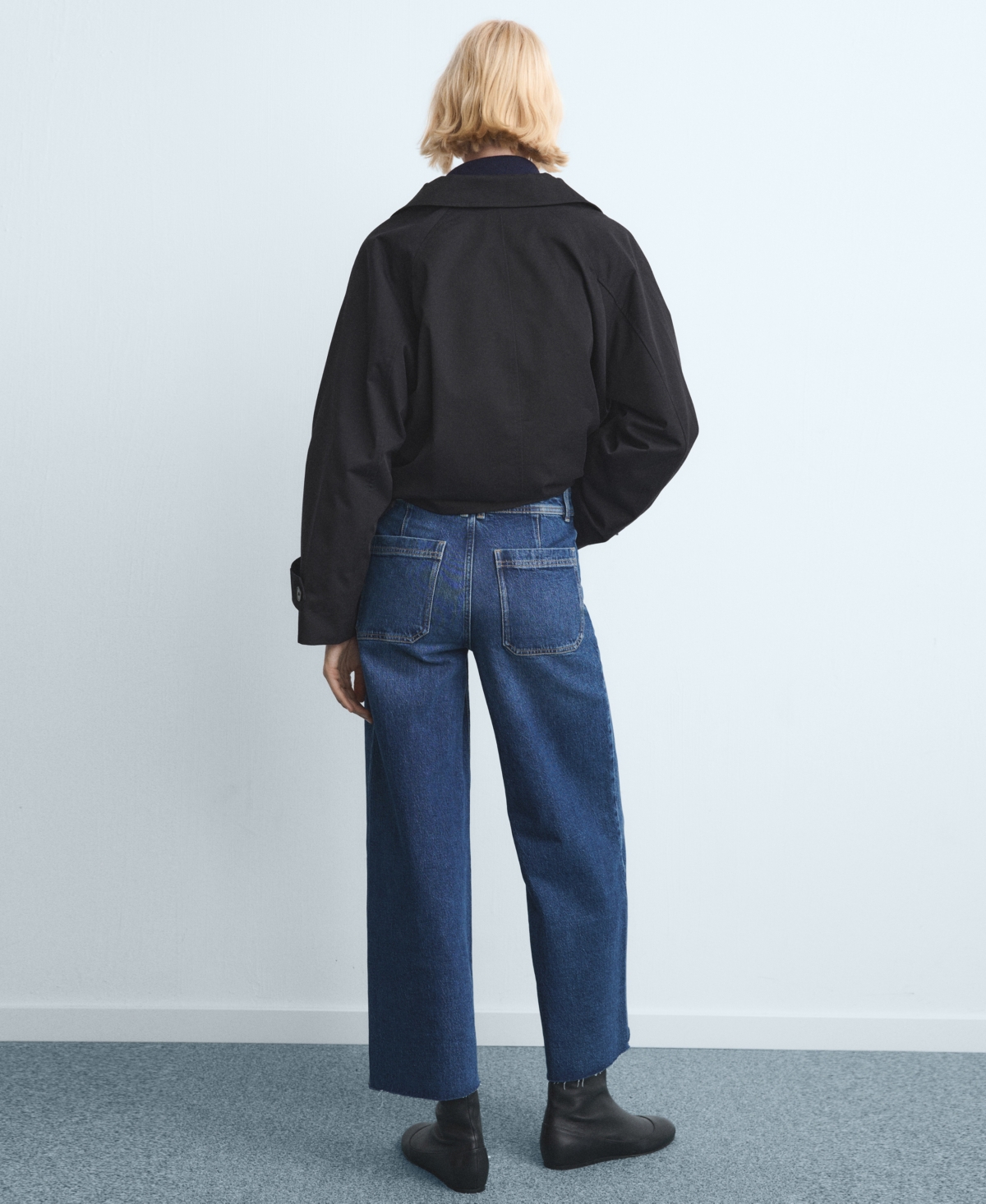 Mango Women's Catherin Culotte High-Rise Jeans