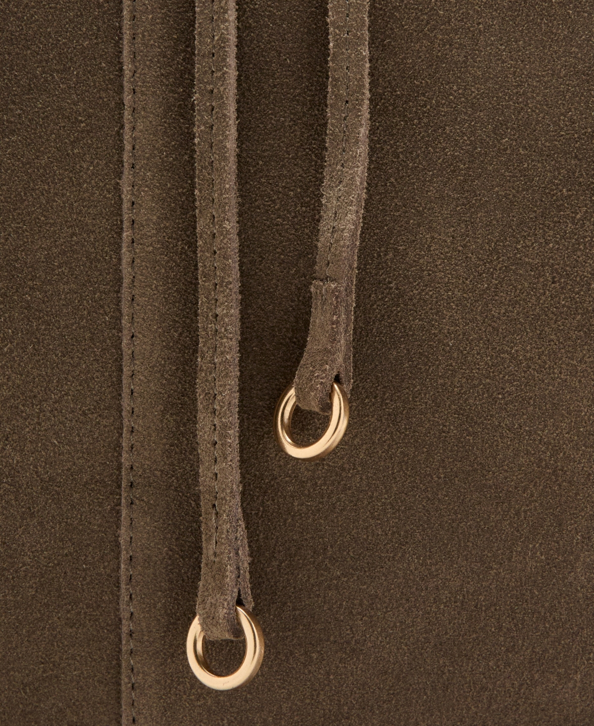 Mango Women's Suede Leather Shopper Bag