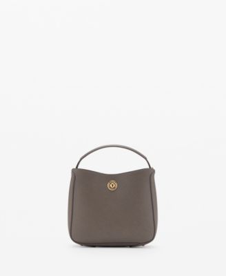 Women's Metal Detail Small Bucket Bag