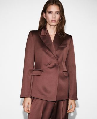 Women's Satin Suit Jacket