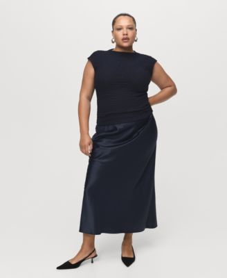 Women's Satin Long Skirt