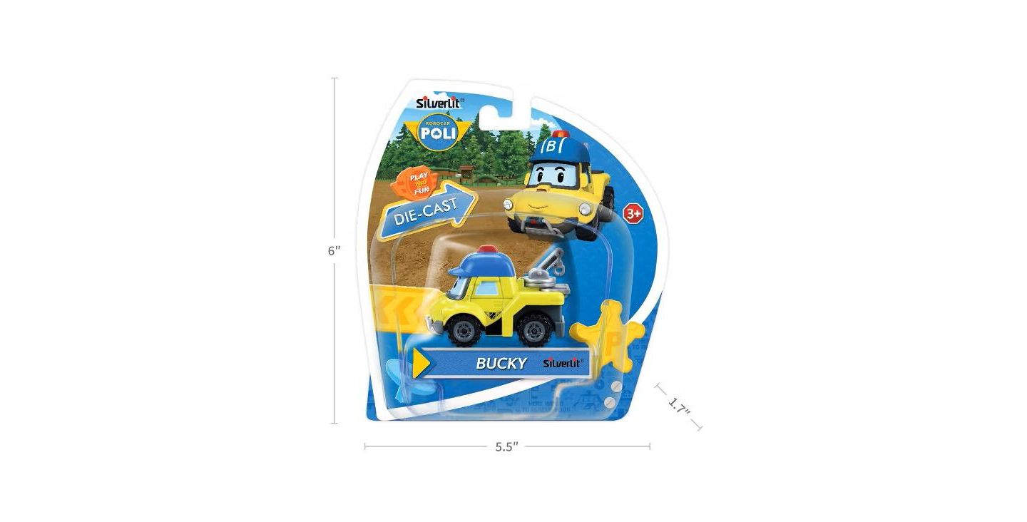 Детская игрушка Robocar Poli Bucky Die-Cast Metal Toy Vehicle — фото 6
