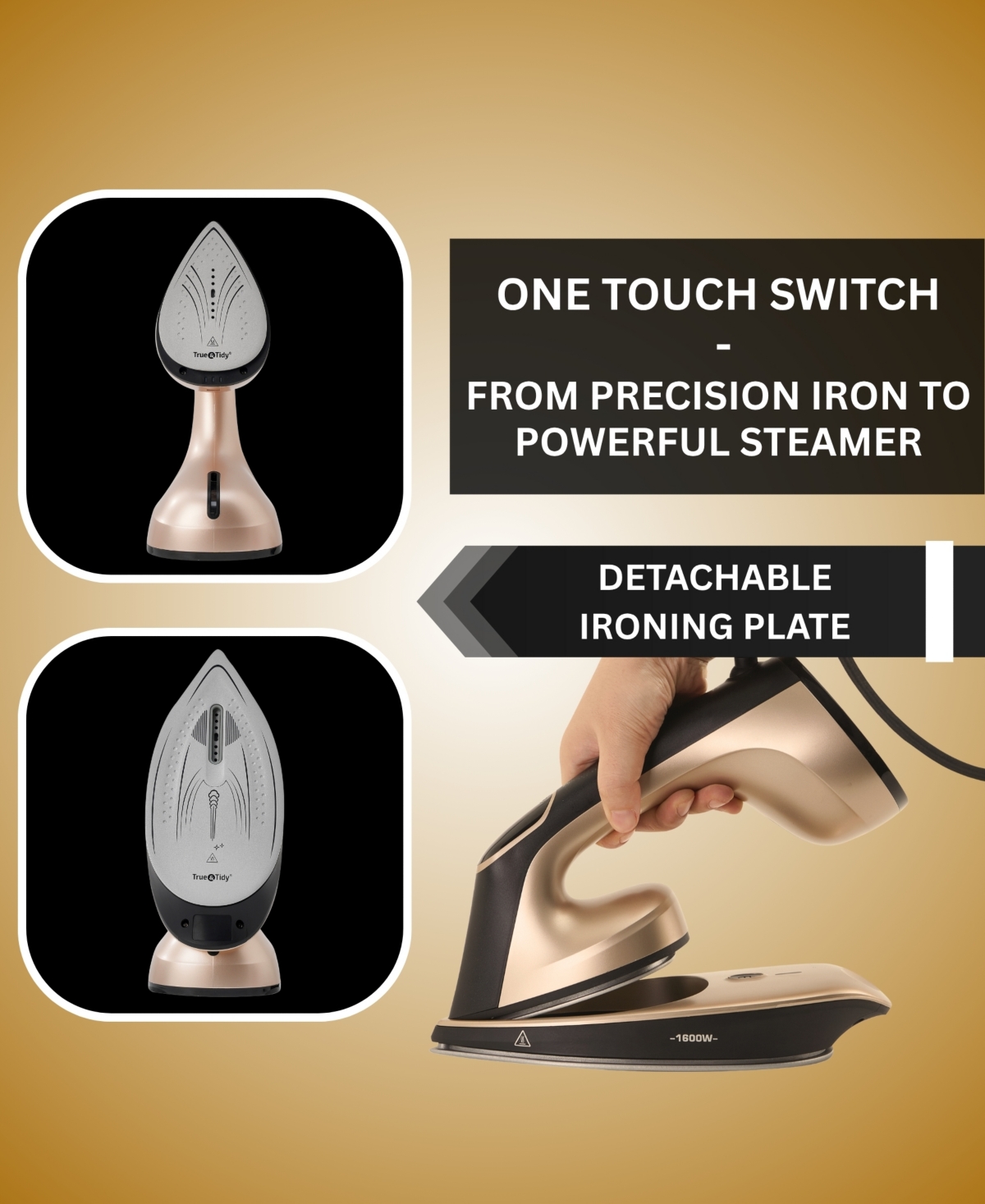 True & Tidy Duopress Xl Iron and Steamer