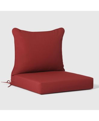 Outdoor Patio HDPE Teak Sectional Sofa with Patio Cushions