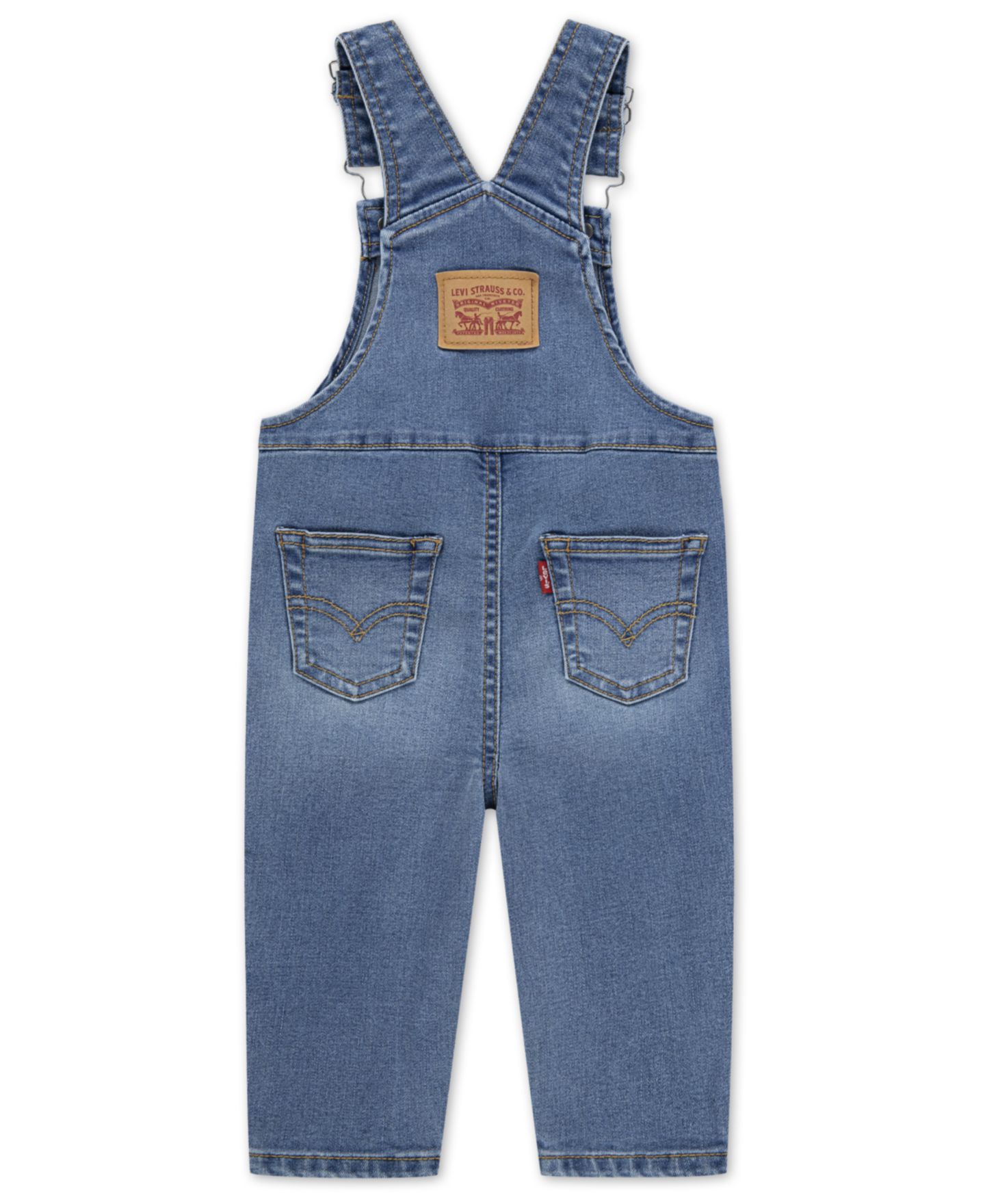 Комбинезон Levi's Loose Tapered Overalls для мальчиков-малышей, цвет: Индиго — фото 2