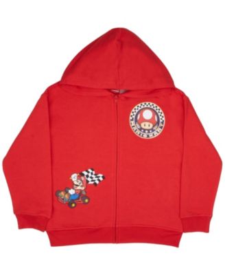 Mario Kart Big Boys Super Mario Hoodie and Shorts 2-Piece Outfit Set